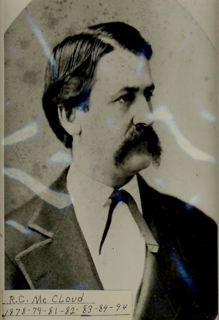 R. C. McCloud, PM * - Master