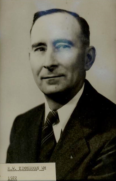 R. W. Zimmerman, PM * - Master