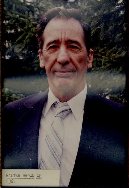 Walter Brown Jr., PM * - Master