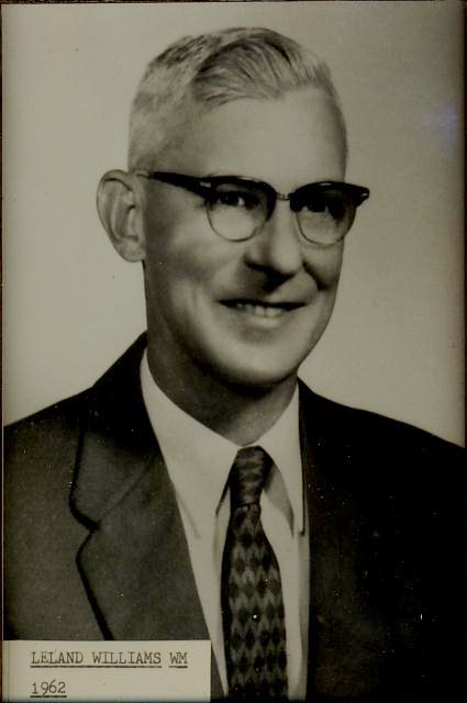 Leland Williams, PM * - Master